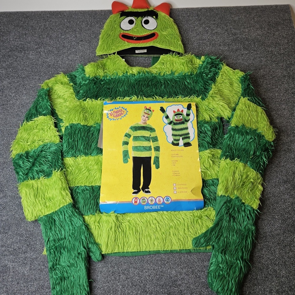 Yo Gabba Gabba Brobee Monster Adult Costume Size Medium PMG Children's Show